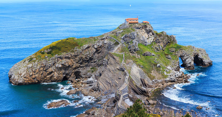 Gaztelugatxeko Doniene in Basque hermitage, Spain.