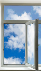  image of open window close up