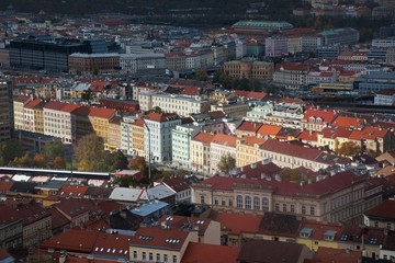 Prague viewed from above