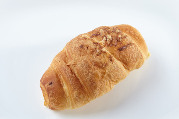 croissant on the white