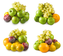 Isolated image of fruits close-up