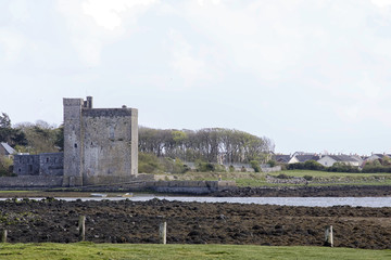 A view of Oranmore Castle, Co. Galway, Ireland.
