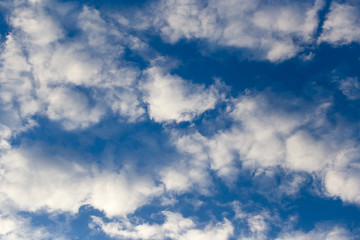 clouds in the sky at sunset