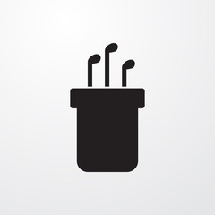 golf putter icon illustration