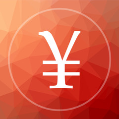 Obraz premium Yen icon