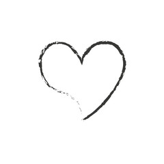Fototapeta na wymiar Love hearts icon.