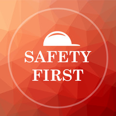 Safety first icon