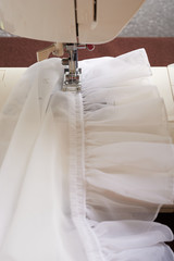 sewing machine closeup