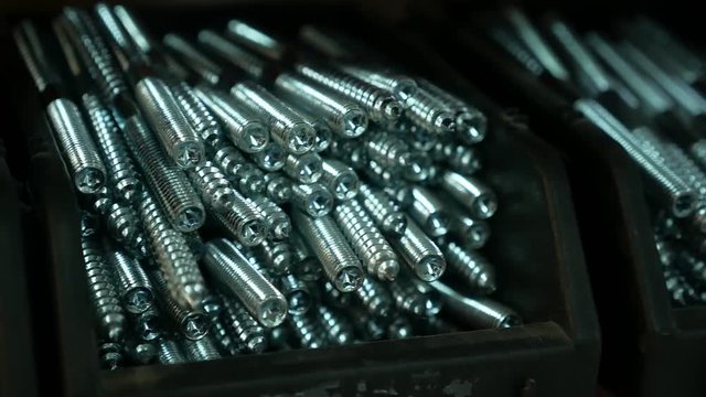 Bolts screw group hardware store tools background