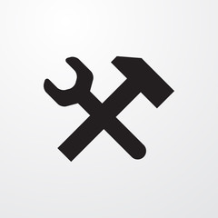 wrench hummer icon illustration