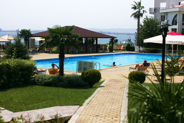 Lovely pool at the hotel