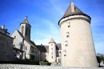 Obraz premium Historic Castle Bourganeuf in France