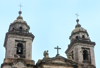 Fototapeta na wymiar San Francisco church, Santiago, Spain.