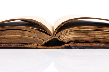 Open Book blank on white