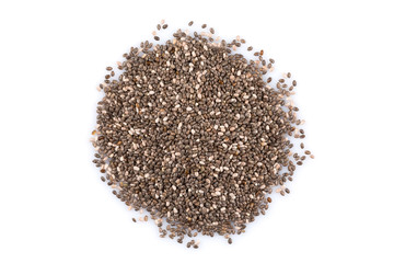Chia seeds closeup