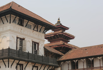 Fototapeta na wymiar Royal palace, Durbar Square, Kathmandu, Nepal