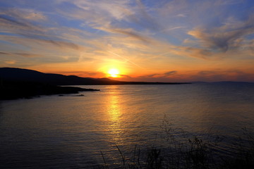 Obraz na płótnie Canvas Sunset in Ahtopol