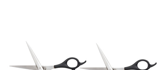 scissors on a white background