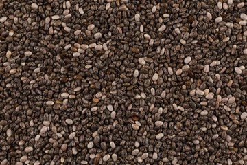 Chia seeds closeup