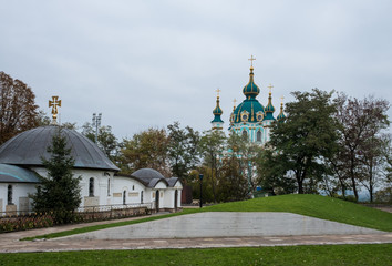 Fototapeta na wymiar Orthodoxe Kirche in Kiev