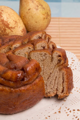 Famous Portuguese folar cake