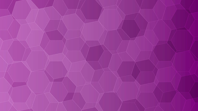 Background with purple honeycombs. Vector illustration