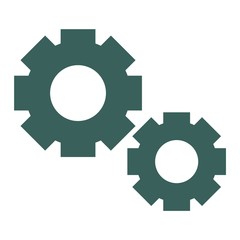 Vector gears icon