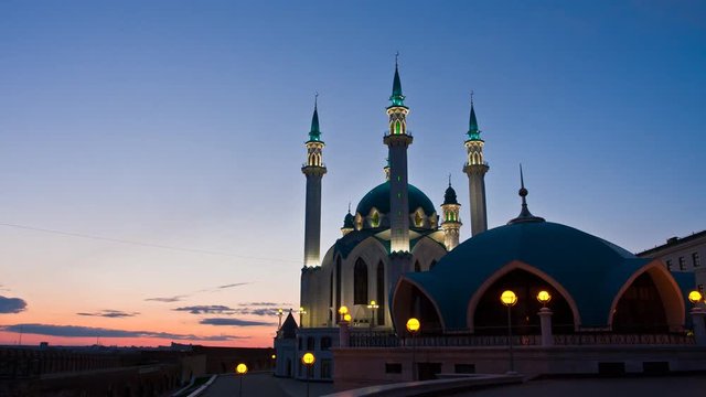 Qolsharif Mosque in Kazan Kremlin, Tatarstan, Russia 