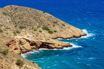 Summer sea coast landscape (Spain).