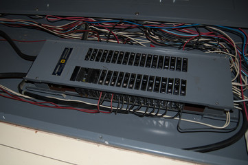 inside electrical panel