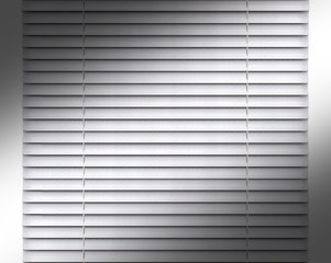 Silver horizontal Blinds window decoration interior of room