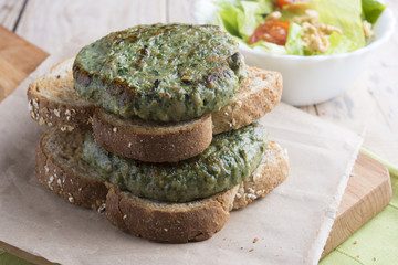 Burguer of spinach