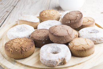 Polvorones typical spansih