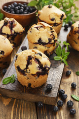 Muffins with berries