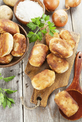Fried pastry with potato