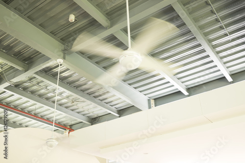 Ceiling Fan In Factory Stock Photo And Royalty Free Images On