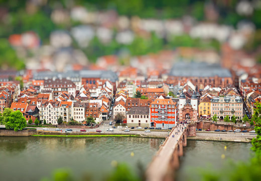 Heidelberg old town, Germany - Powered by Adobe