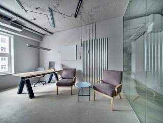 Office in loft style