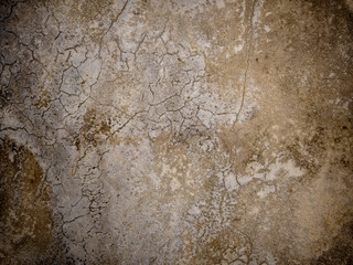 Cracks and Stain on surface of concrete wall