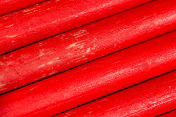 red pencils as background