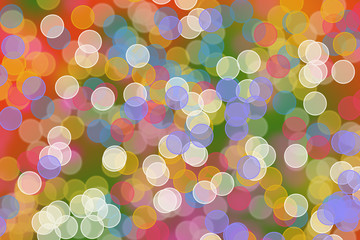 abstract blue Bokeh circles for Christmas background.
