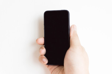 Mobile phone in hand