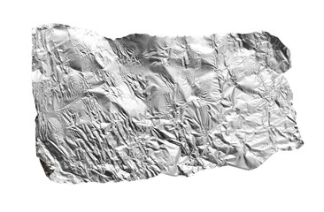silver leaf on a white background