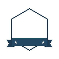 usa emblem frame icon vector illustration design
