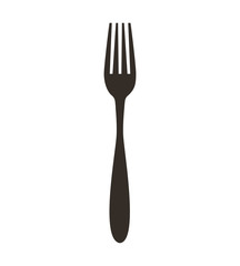 fork cutlery isolated icon vector illustration design - obrazy, fototapety, plakaty