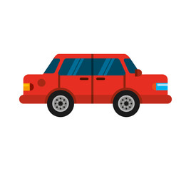 Obraz na płótnie Canvas car vehicle auto isolated icon vector illustration design