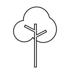 tree plant isolated icon vector illustration design