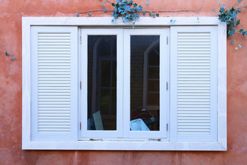 wooden window