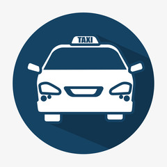taxi car transport public shadow icon vector illustration eps 10