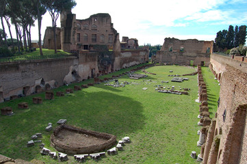 Roman ruins games arena
